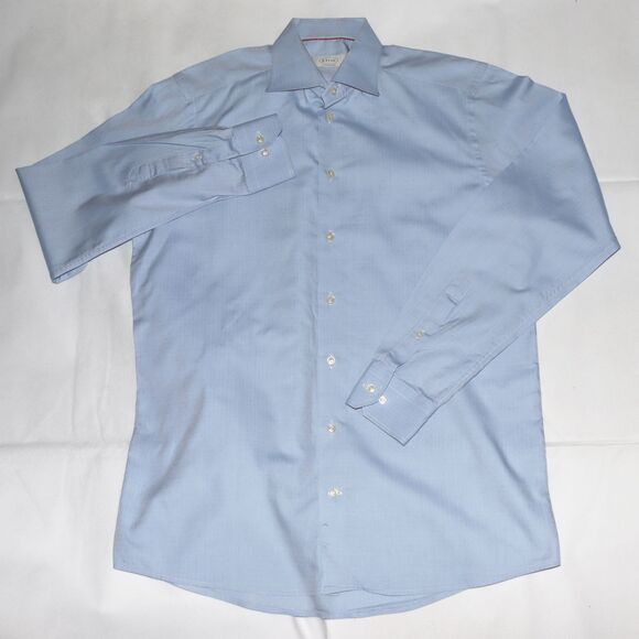 ETON‎ Contemporary Men's Long Sleeve Button Front Shirt Size Large 42-16 1/2
